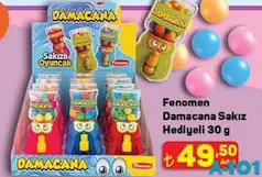 FENOMEN DAMACANA SAKIZ HEDİYELİ 30 G fiyat ve kampanya bilgisi